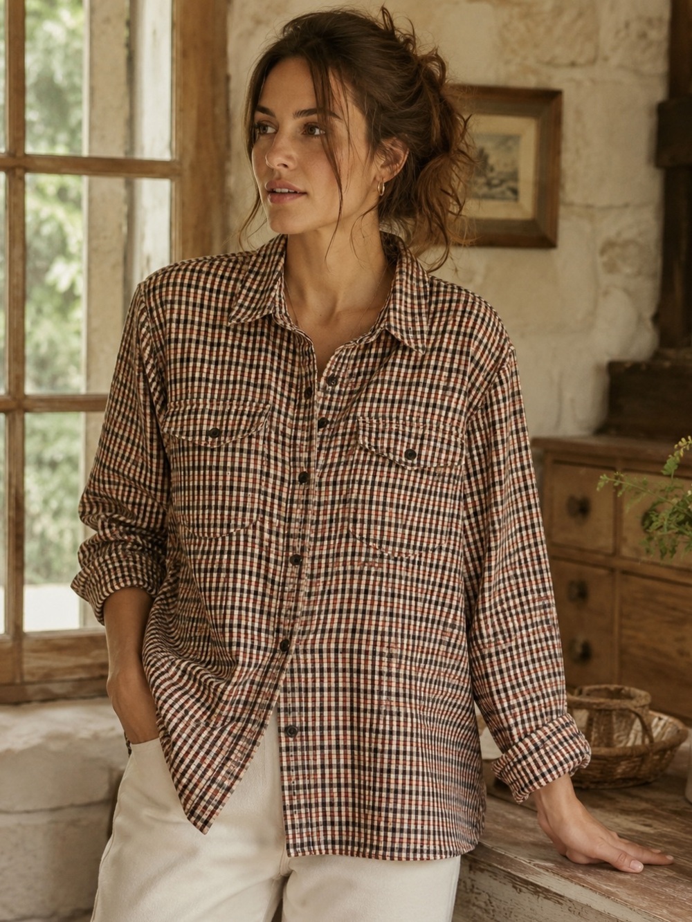 Patagonia Women’s Farrier’s Work Shirt - Plaid Flanel - Size XXL